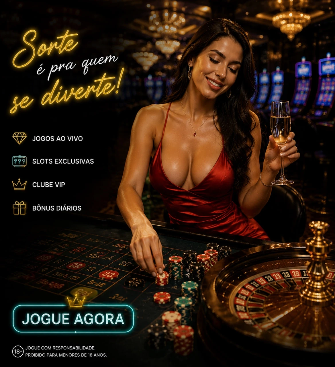 Jogos de Mesa Premium Kfnatalina - Blackjack, Roleta, Baccarat